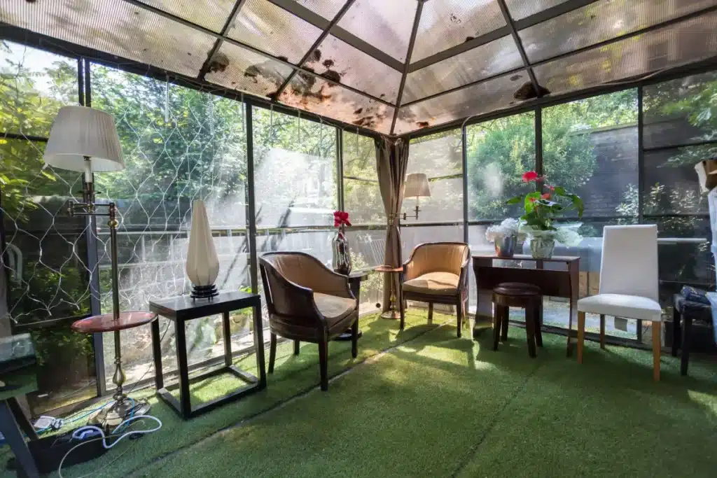 hotel with private garden london