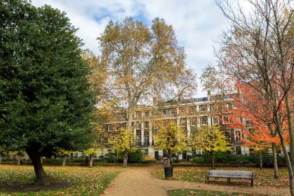 hotel with private garden london