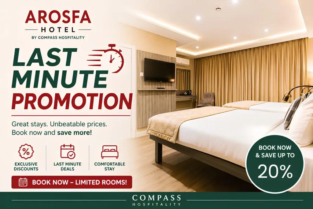 Last Minuste Promotin 20% at Arosfa Hotel London